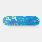 Skateboard Motif musical (Horz)