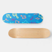 Skateboard Motif musical (Horz)