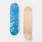 Skateboard Motif musical (Recto)