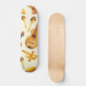 Skateboard Motif musical (Recto)