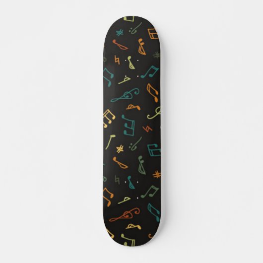 Skateboard Motif musical (Devant)