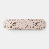 Skateboard Motif musical (Horz)