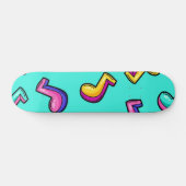 Skateboard Motif musical (Horz)