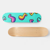 Skateboard Motif musical (Horz)