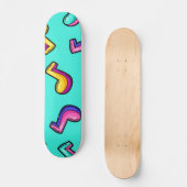 Skateboard Motif musical (Recto)