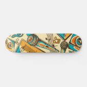 Skateboard Motif musical (Horz)