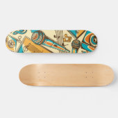 Skateboard Motif musical (Horz)