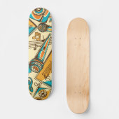 Skateboard Motif musical (Recto)