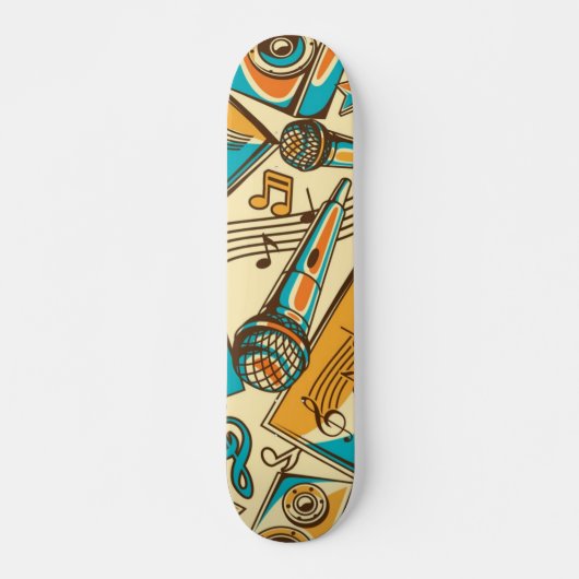 Skateboard Motif musical (Devant)