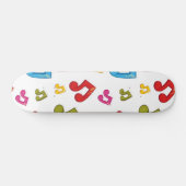 Skateboard Motif musical (Horz)