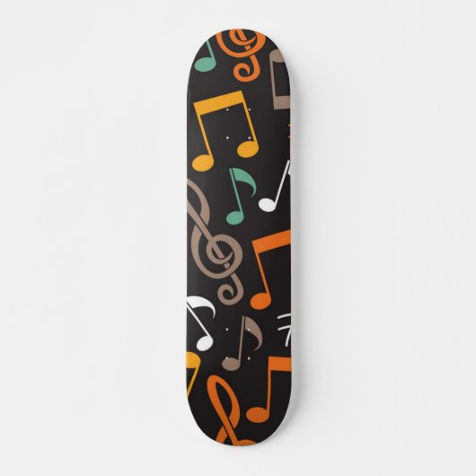 Skateboard Motif musical (Devant)