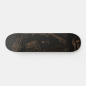 Skateboard Motif musical (Horz)