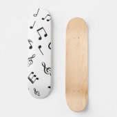 Skateboard Motif musical (Recto)