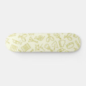 Skateboard Motif musical (Horz)