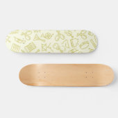 Skateboard Motif musical (Horz)