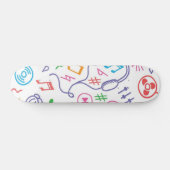 Skateboard Motif musical (Horz)