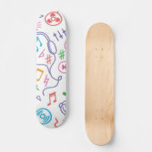 Skateboard Motif musical (Recto)