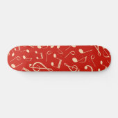 Skateboard Motif musical (Horz)