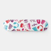 Skateboard Motif musical (Horz)