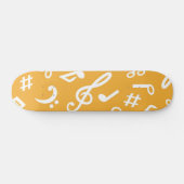 Skateboard Motif musical (Horz)
