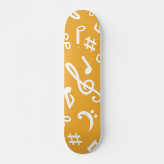 Skateboard Motif musical (Devant)