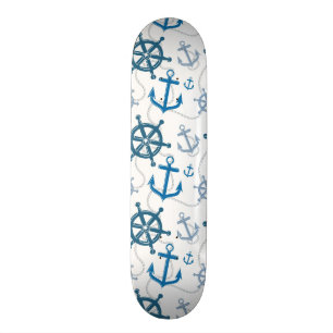 Skateboard Motif nautique