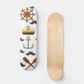 Skateboard Motif nautique (Recto)