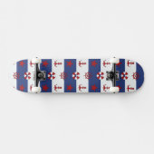 Skateboard Motif nautique de bannière étoilée (Horz)