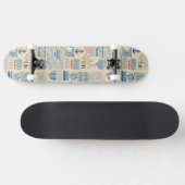 Skateboard Motif nautique de journal (Horz)
