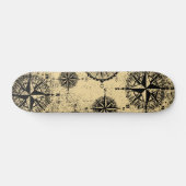 Skateboard Motif nautique vintage (Horz)