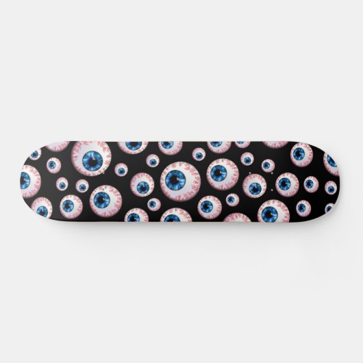Skateboard Motif noir de globe oculaire (Horz)