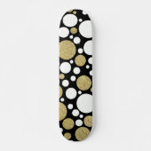 Skateboard Motif Or Points Polka (Devant)