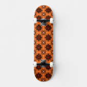 Skateboard Motif orange de Suzani (Recto)