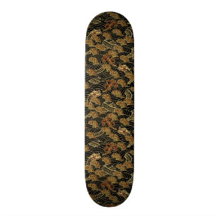 Skateboard Motif oriental de dragon de mer
