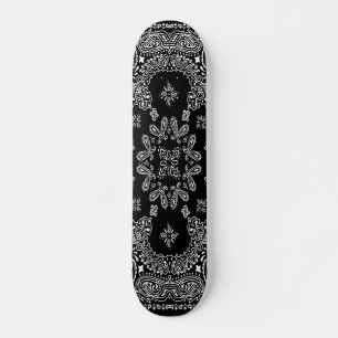 Skateboard motif original paisley