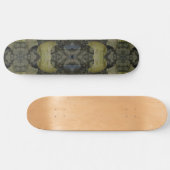 Skateboard Motif Oval Banded Agate Gemstone Four Part (Horz)