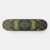 Skateboard Motif Oval Banded Agate Gemstone Four Part (Horz)