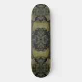 Skateboard Motif Oval Banded Agate Gemstone Four Part (Recto)