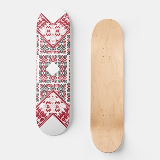 Skateboard Motif palestinien de broderie (Recto)