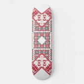 Skateboard Motif palestinien de broderie (Recto)