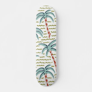 Skateboard Motif palmier