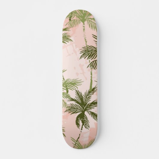 Skateboard Motif palmier (Devant)