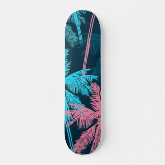 Skateboard Motif palmier (Devant)