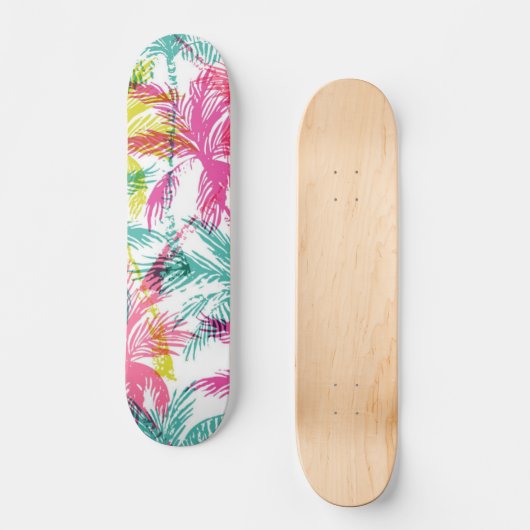 Skateboard Motif palmier (Recto)