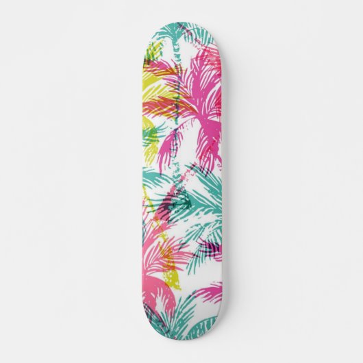 Skateboard Motif palmier (Devant)