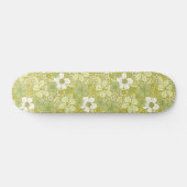 Skateboard Motif Pastel vert et jaune (Horz)