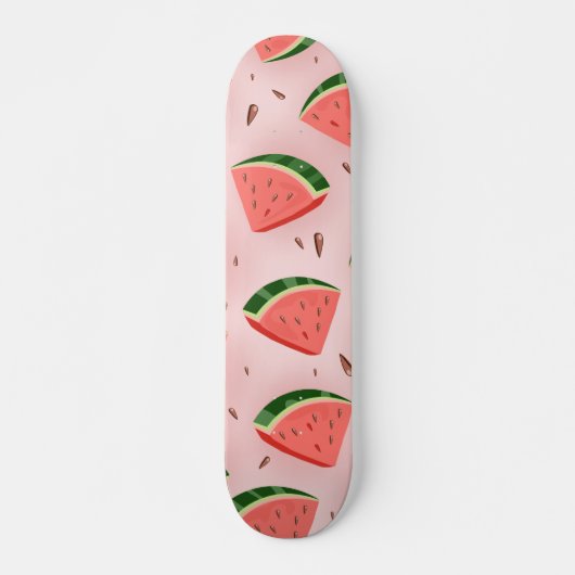 Skateboard Motif Pastèque (Devant)
