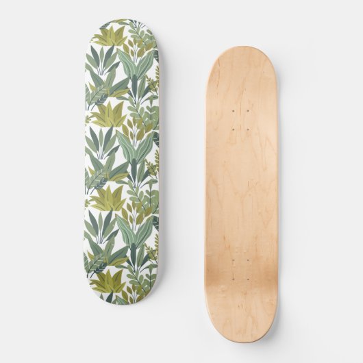 Skateboard motif plante (Recto)