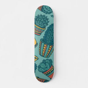 Skateboard motif plante