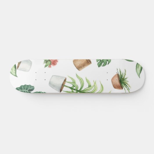 Skateboard motif plante (Horz)